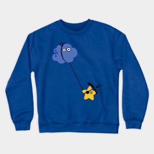 Falling Pirate Star Crewneck Sweatshirt